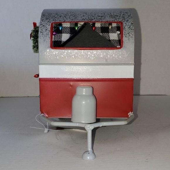 Camper Country Trailer Mini Decor Christmas Holiday TEAR DROP - Picture 2 of 7